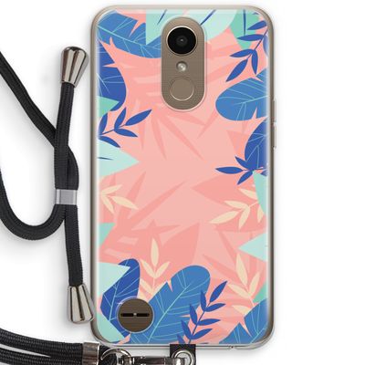 Tropisch: LG K10 (2017) Transparant Hoesje met koord