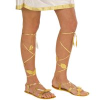 Romeinse gouden dames verkleed sandalen - thumbnail