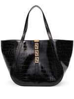 Versace grand sac cabas Greca Goddess - Noir - thumbnail