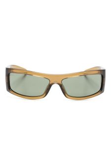 Gucci Eyewear lunettes de soleil à monture rectangulaire - Marron