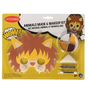 Verkleedset leeuw - masker en schmink set - kinderen - leeuwenmasker - Carnaval