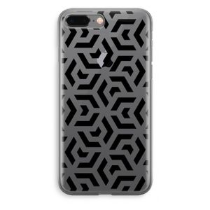 Crazy pattern: iPhone 8 Plus Transparant Hoesje