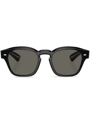 Oliver Peoples lunettes de soleil Maysen à monture carrée - Noir