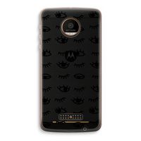 Eye pattern #2: Motorola Moto Z Force Transparant Hoesje