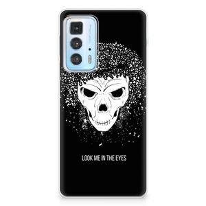 Silicone Back Case Motorola Edge 20 Pro Skull Hair