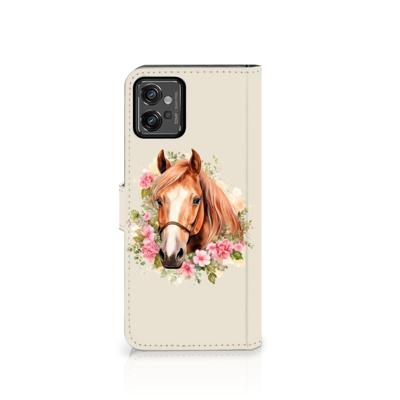 Telefoonhoesje | Met pasjeshouder | voor Motorola Moto G32 Paard Telefoonhoesje | Met pasjeshouder | voor Motorola Moto G32 Paard