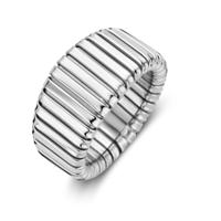 Gerhodineerde 925 Zilveren Ring - 13 mm Breed