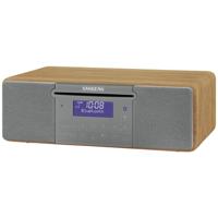 Sangean DDR-47 BT Radio DAB+, VHF (FM) AUX, CD, SD, USB Hout