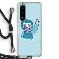 Zwaai: Sony Xperia 5 III Transparant Hoesje met koord