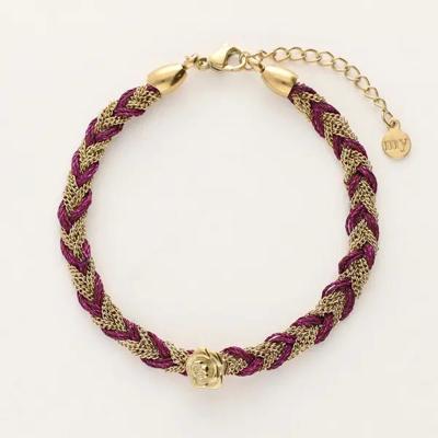 'My Jewellery - Armband - Gevlochten met Bedel - Goudkleurig' kopen? | FOR YOU GIFTS 'My Jewellery - Armband - Gevlochten met Bedel - Goudkleurig' kopen? | FOR YOU GIFTS