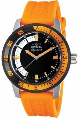 Invicta horlogeband 7466.01 Rubber Oranje