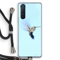 Kolibri: Sony Xperia 5 II Transparant Hoesje met koord