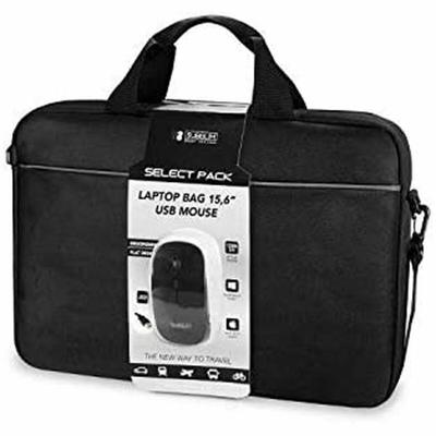 Laptoptas Subblim Maletín con Ratón Select Pack Wired Mouse USB + Laptop bag 15,6"