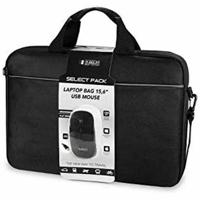 Laptoptas Subblim Maletín con Ratón Select Pack Wired Mouse USB + Laptop bag 15,6"