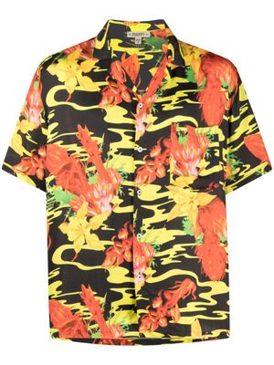 Phipps chemise oversize à fleurs - Noir