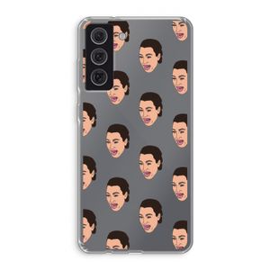 Ugly Cry Call: Samsung Galaxy S21 FE Transparant Hoesje