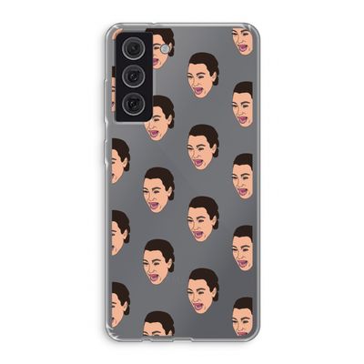 Ugly Cry Call: Samsung Galaxy S21 FE Transparant Hoesje
