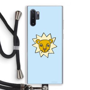 Kleine leeuw: Samsung Galaxy Note 10 Plus Transparant Hoesje met koord