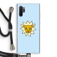 Kleine leeuw: Samsung Galaxy Note 10 Plus Transparant Hoesje met koord