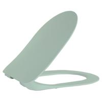 Creavit Wc-Zitting - duroplast - softclose - quick release - Inox Scharnieren - Groen KC0903.01.2000E