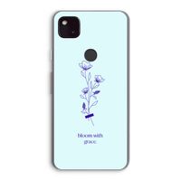 Bloom with grace: Google Pixel 4a 5G Transparant Hoesje
