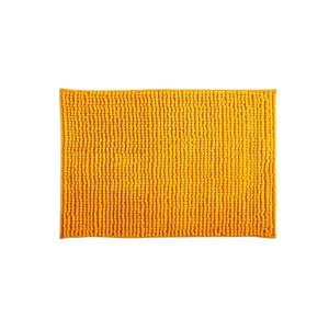 MSV Badkamerkleed/badmat tapijtje voor op de vloer - saffraan geel - 40 x 60 cm - Microvezel - Badmatjes