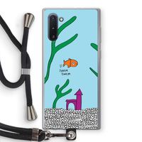 Aquarium: Samsung Galaxy Note 10 Transparant Hoesje met koord