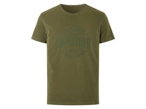 LIVERGY Heren T-shirt (Olijfgroen, M)