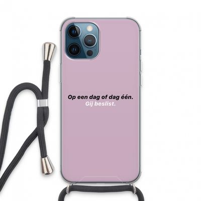 gij beslist: iPhone 13 Pro Max Transparant Hoesje met koord