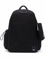 Emporio Armani sac à dos zippé à logo - Noir