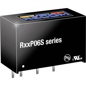 RECOM R24P06S DC/DC-converter, print 167 mA 1 W Aantal uitgangen: 1 x Inhoud 1 stuk(s)