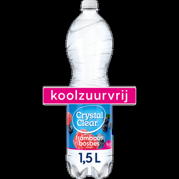 Crystal Clear Koolzuurvrij Framboos Bosbes 1,5L bij Jumbo