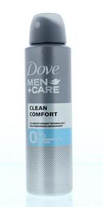 Dove Deodorant men clean comfort 1% spray (150 ml)