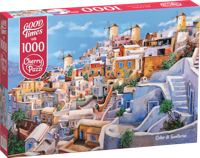 Color di Santorini Puzzel 1000 Stukjes