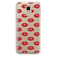 Lips: Samsung Galaxy J6 (2018) Transparant Hoesje Lips: Samsung Galaxy J6 (2018) Transparant Hoesje