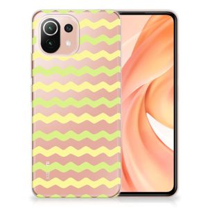 Xiaomi Mi 11 Lite | 11 Lite 5G NE TPU bumper Waves Yellow