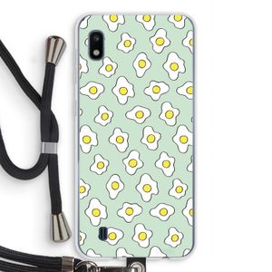 Spiegeleitjes: Samsung Galaxy A10 Transparant Hoesje met koord