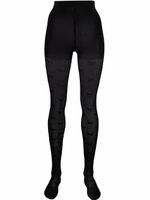 Thom Browne collants à motif Hector - Noir