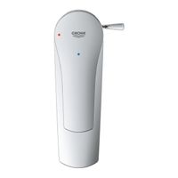 GROHE Eurosmart waterbesparende wastafelkraan s-size met trekwaste chroom 32926003