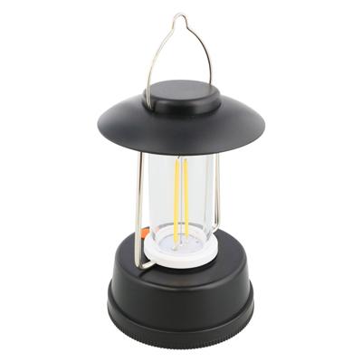 Redcliffs Campinglamp - LED Lantaarn - 2 lichtstanden - ophangbaar - zwart - 8 x 8 x 12 cm
