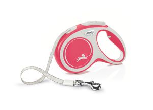 flexi Rollijn New Comfort Tape Leash, rood, Maat: M 5m