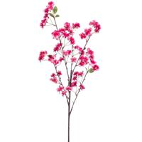 Kunstbloem Pruimen bloesem - 88 cm - donker roze - Kunst zijdebloemen   -
