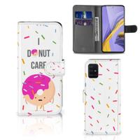 Samsung Galaxy A51 | Book Cover | Donut Roze