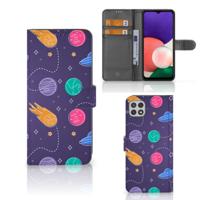 Samsung Galaxy A22 5G | Wallet Case | met Pasjes | Space