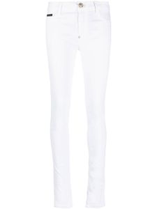 Philipp Plein jean à coupe slim - Blanc