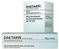 Daktarin 20mg Miconazol Crème (30GR) en Strooipoeder Daktarin 20mg Miconazol Crème (30GR) en Strooipoeder