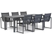 Lifestyle Delgada/Pallazo 220 cm dining tuinset 7-delig