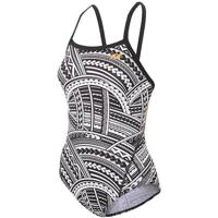 Zone3 Kona speed strap back badpak zwart/wit dames