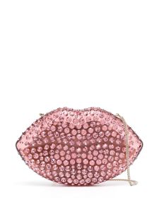 Aquazzura Kiss Me minaudière tas - Roze