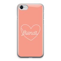 Friends heart: iPhone 8 Transparant Hoesje Friends heart: iPhone 8 Transparant Hoesje
